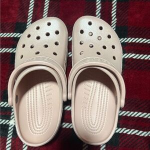 Sparkling Pink Clogs crocs